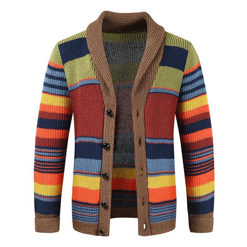 GARRY™|CARDIGAN RETRÒ A STRISCE