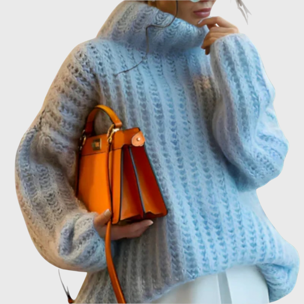 PAULINA™|PULLOVER CON CAPPUCCIO E MANICHE LUNGHE DA DONNA